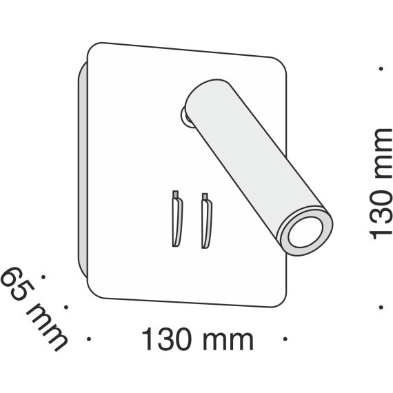Бра Maytoni C175-WL-01-6W-W Ios 176 светодиодная LED 9W
