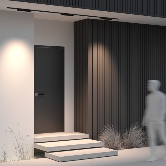 Уличный трековый светильник Maytoni Points Exility IP 3000К 18Вт 36° O-TR02-2-S-18WB3K