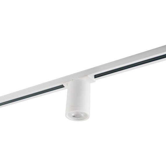 DK6501-WH Трековый светильник IP 20, 10 Вт, GU10, LED, белый, пластик