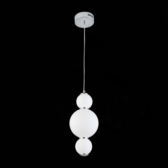 SL1583.113.01 Светильник подвесной ST-Luce Хром/Белый LED 1*12W 3000K NEPAZZO