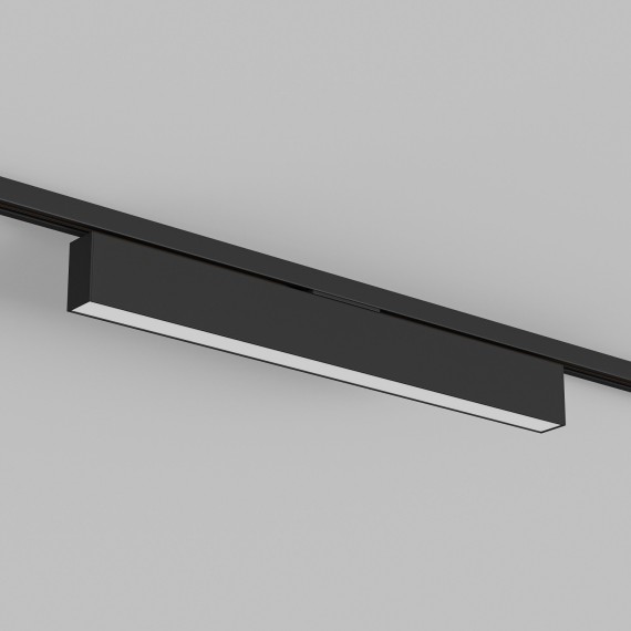 Однофазный двужильный светодиодный трековый светильник Denkirs DK6640-BK SOLID Hals 4000К 1560Лм CRI90+ 120° 20Вт