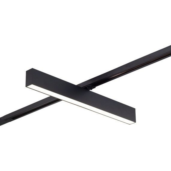 Однофазный двужильный светодиодный трековый светильник Denkirs DK6640-BK SOLID Hals 4000К 1560Лм CRI90+ 120° 20Вт