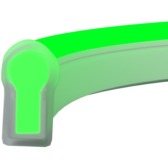 Гибкий неон Maytoni 25x13 220В 8Вт/м Green IP65 50м 201234