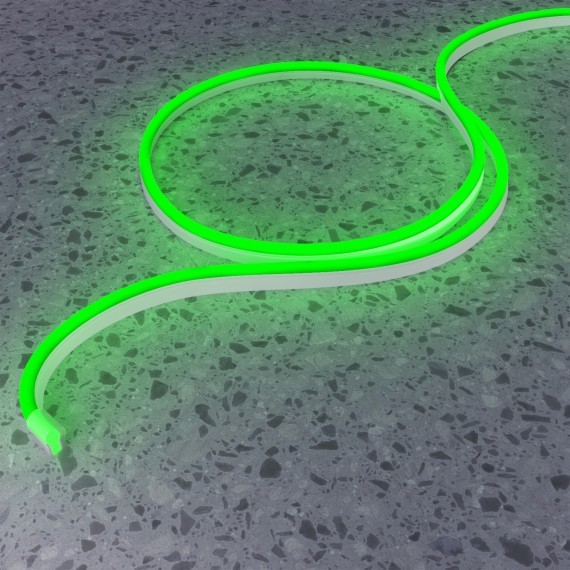 Гибкий неон Maytoni 25x13 220В 8Вт/м Green IP65 50м 201234