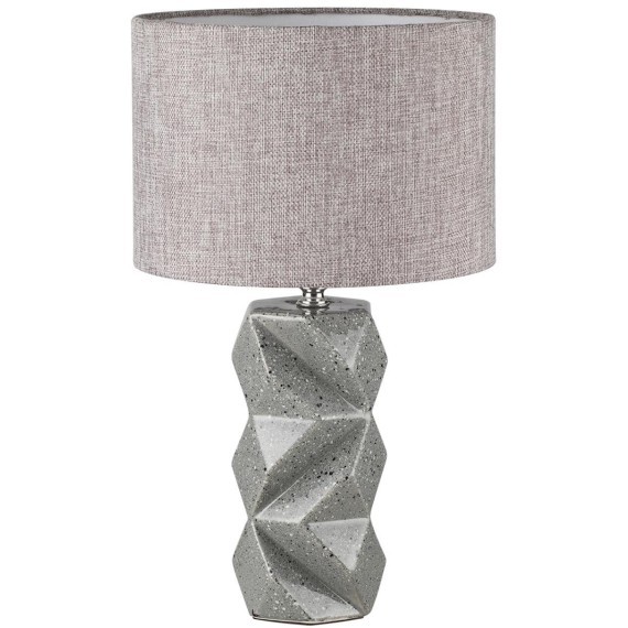 8136/1T MODERNI LN25 серый, керамика/текстиль Настольная лампа Е27 1*60W 220V BEINA