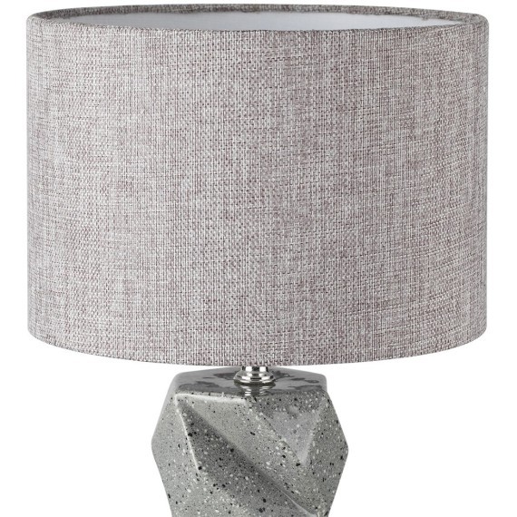 8136/1T MODERNI LN25 серый, керамика/текстиль Настольная лампа Е27 1*60W 220V BEINA