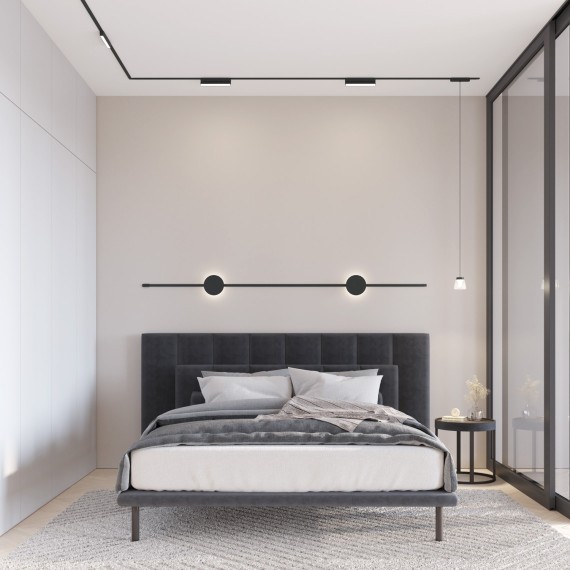 DK5320-BK Трековый магнитный светодиодный светильник Denkirs AIR 48V CRI90+ 3000К 270Лм 120° 5Вт