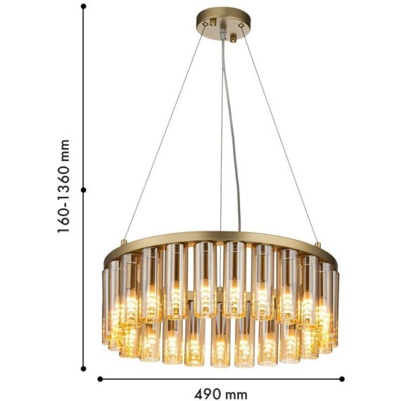Подвесная люстра Slang 4503-25P