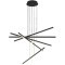 SL394.423.06 Люстра подвесная ST-Luce Черный/Белый LED 1*100W 4000K BASONI