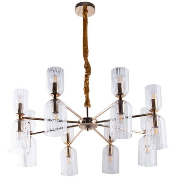 Подвесная люстра Arte Lamp CHARM A1623LM-16GO