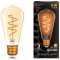 157802006 Лампа Gauss Filament ST64 6W 360lm 2400К Е27 golden flexible LED 1/10/40