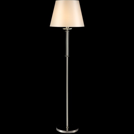 Торшер Crystal Lux NICOLAS PT1 NICKEL/WHITE