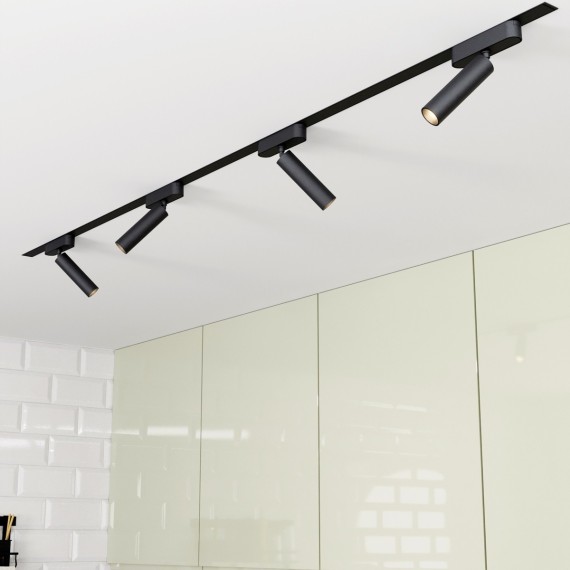 359250 Трековый магнитный светодиодный светильник Novotech SMAL 48V CRI90+ 3000К 630Лм 24° 7W