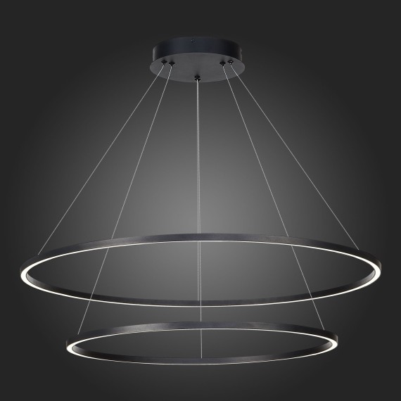 ST605.403.91 Cветильник подвесной SMART ST-Luce Черный/Белый LED 1*91W 2800-6500K Подвесные светильники