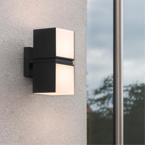 Уличный настенный светильник Arte lamp BELGRADE A5193AL-2BK