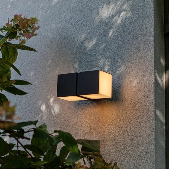 Уличный настенный светильник Arte lamp BELGRADE A5193AL-2BK