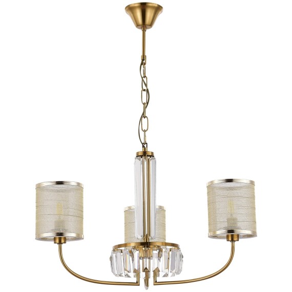 SLE1119-303-03 Светильник подвесной Латунь/Шампань E14 3*40W ELLISSE