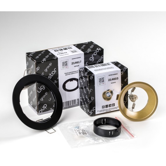 Комплект со светильником Domino Lightstar D61703BMOD