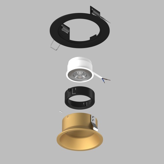 Комплект со светильником Domino Lightstar D61703BMOD