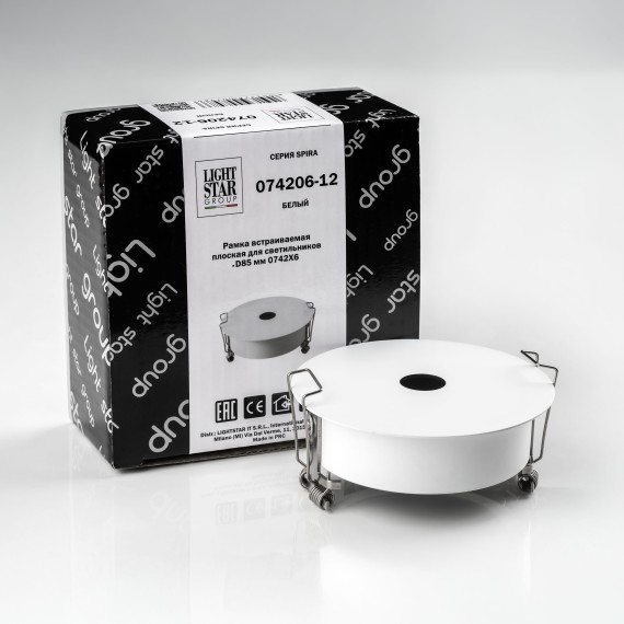 Рамка встраиваемая плоская д/светильников 0742х6 Spira Lightstar 074206-12