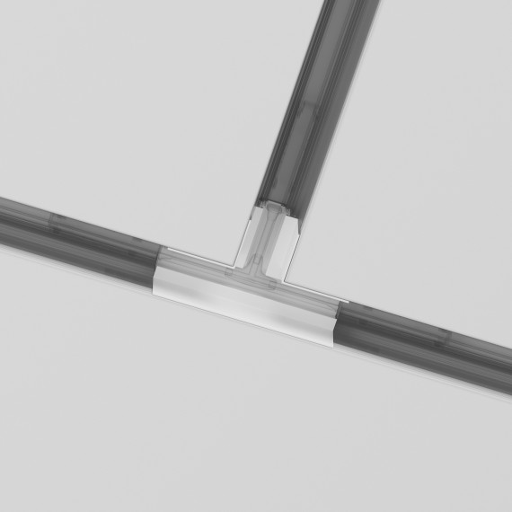 Т-коннектор для шинопроводов в ГКЛ 12.5мм Maytoni Gravity TRA010CT-42W