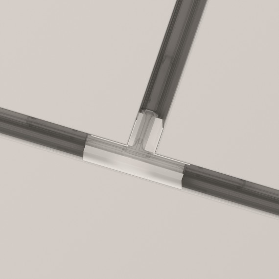 Т-коннектор для шинопроводов в ГКЛ 12.5мм Maytoni Gravity TRA010CT-42W