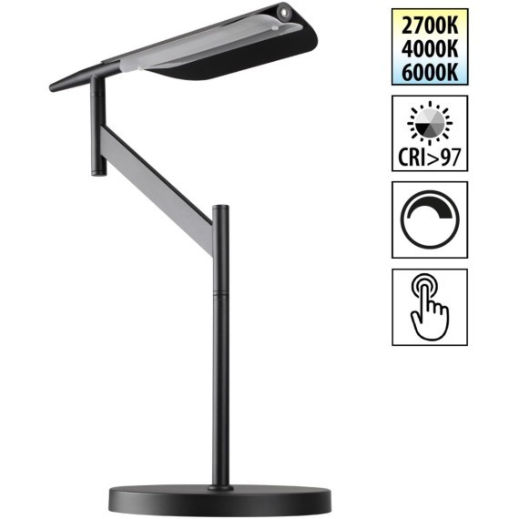 359541 Лампа настольная с сенсорным диммером LED 14W RA97 2700К-4000К-6000К ALA