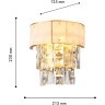 Настенный хрустальный светильник Favourite 4783-2W