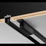 Плоский 1м накладной магнитный шинопровод толщиной 5.5мм Novotech Smal 135194
