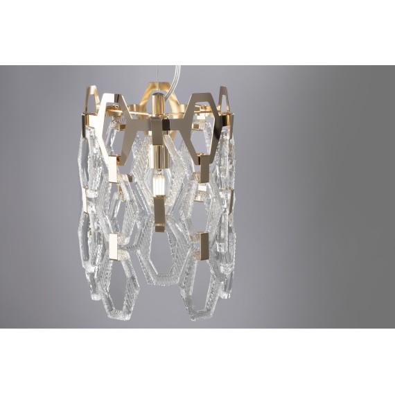 Люстра подвесная Maytoni MOD490PL-01G Tissage под лампу 1xE14 40W