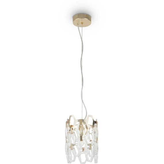 Люстра подвесная Maytoni MOD490PL-01G Tissage под лампу 1xE14 40W