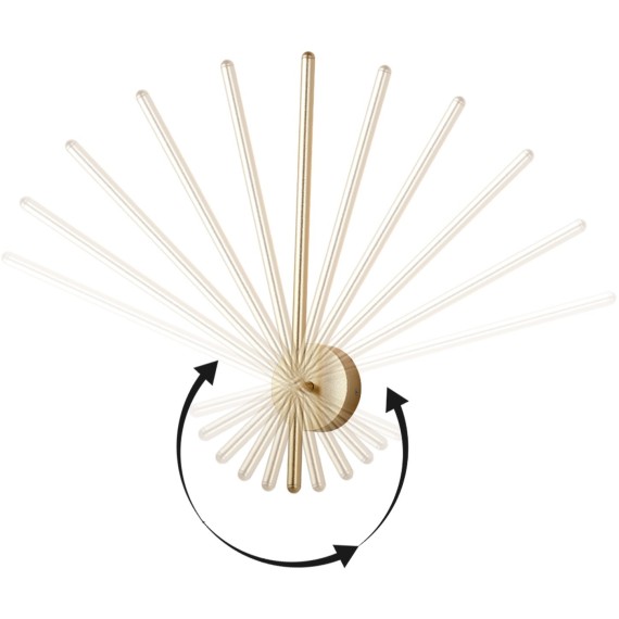 Бра Crystal Lux VERDE AP L1000 GOLD NEW