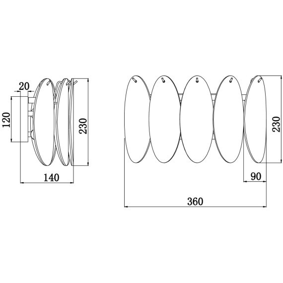 Бра Freya FR5189WL-02CH Demure под лампы 2xE14 40W