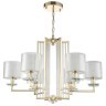 Люстра Crystal Lux NICOLAS SP-PL6 GOLD/WHITE