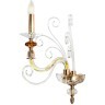 Бра Crystal Lux CATARINA AP1 V2 GOLD/TRANSPARENT-COGNAC