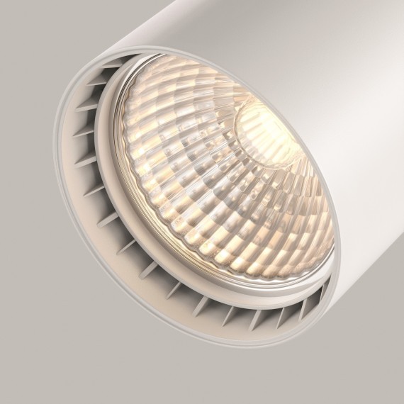 Однофазный двужильный светодиодный трековый светильник Maytoni Unity TR003-1-10W3K-S-W Vuoro 3000К 850Лм CRI90+ 24° 10Вт