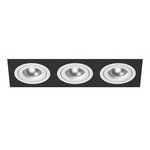 Встраиваемый светильник Lightstar i537060606 Intero 16 под лампы 3xGU10 150W