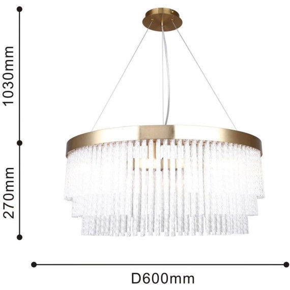 Подвесная люстра Bellinda 4189-8P