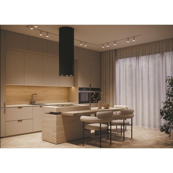 Однофазный двужильный трековый светильник Maytoni Unity TR020-1-GU10-B Focus S под сменную лампу GU10