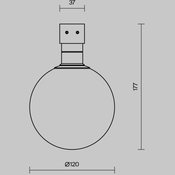 Уличный трековый светильник Outdoor O-TR01-1-S-9WW3K