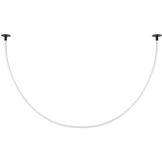 4391/40CL HIGHTECH черный/металл/канат Потолочный св-к встраиваемый (2 крепления и крючок в комплекте) IP20 LED 40W 1580Лм 4000K CORDA