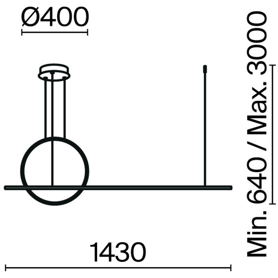 Подвесной светильник Maytoni MOD247PL-L49BK
