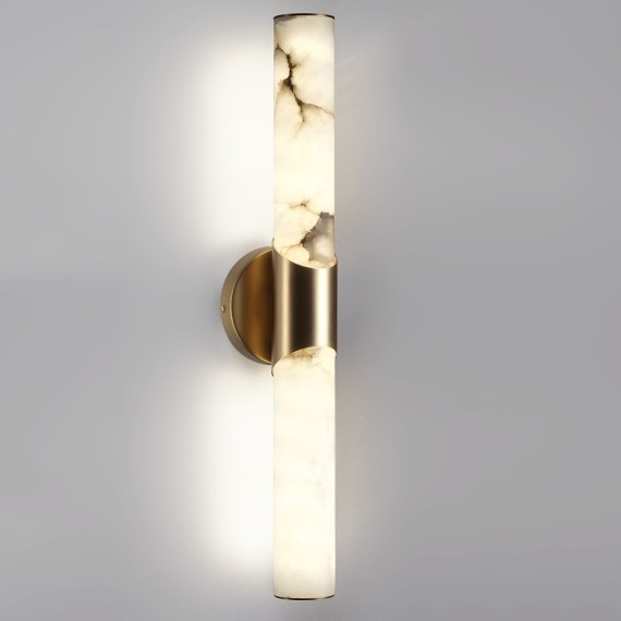 6672/12WL L-VISION ODL24 123 Настенный светильник латунь/металл/алебастр IP20 LED 12W 540Лм 3000K/4000K MARBELLA