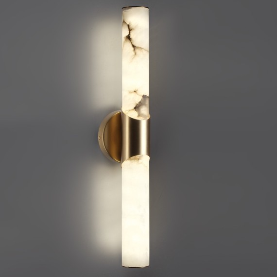 6672/12WL L-VISION ODL24 123 Настенный светильник латунь/металл/алебастр IP20 LED 12W 540Лм 3000K/4000K MARBELLA