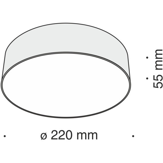 Накладной потолочный светильник Maytoni C032CL-L32W4K Zon светодиодный LED 26W