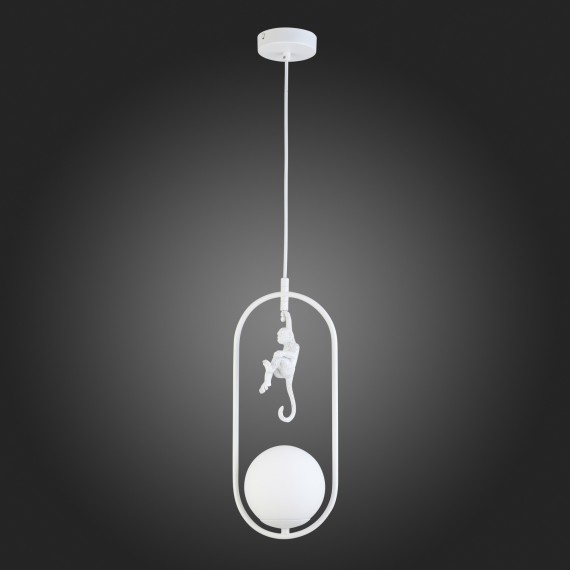 SLE115123-01 Подвес Белый/Белый E27 1*60W TENATO