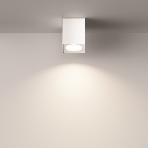 Уличный потолочный светильник Maytoni C030CL-01W Zoom IP65 под лампу 1xGU10 50W