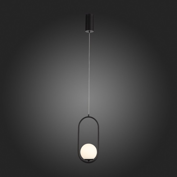 SL395.403.01 Подвес ST-Luce Черный/Белый LED 1*8W 4000K DONOLO