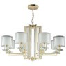Люстра Crystal Lux NICOLAS SP-PL8 GOLD/WHITE