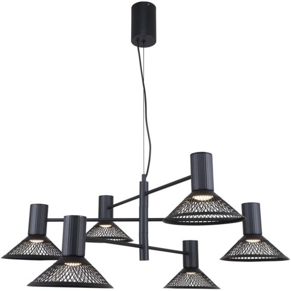 4623-6P, подвесная люстра, D770xH500/1400, 6xLEDx6W, 3960LM, 3000K, included